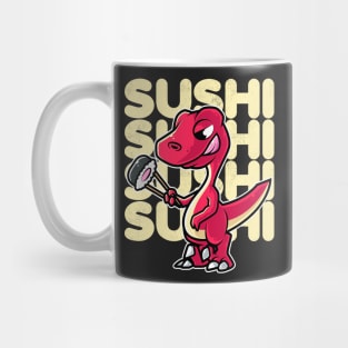 Dinosaur Sushi Nigiri Kawaii Neko Anime Japanese product Mug